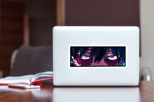 My Hero Academia Dabi Anime Eyes Sticker, Waterproof Vinyl Decal for Laptop, Water Bottle, Car Window, and Skateboard