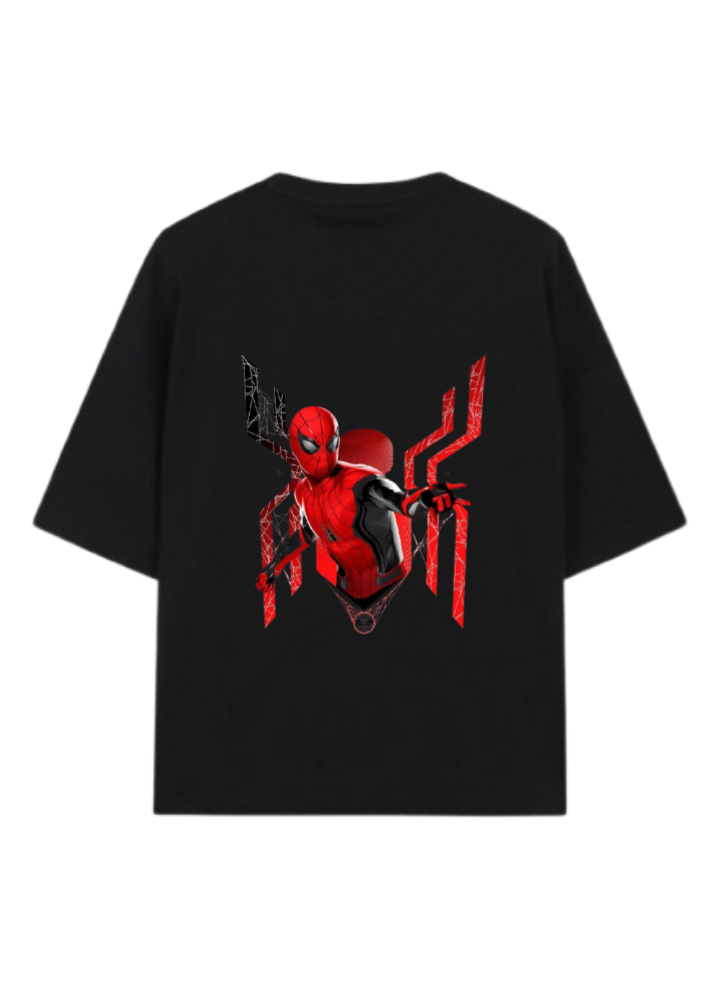 Spiderman t- shirt One Size Black Back 30