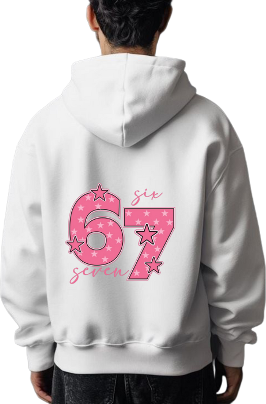 designs 67 Oversize Hoodie White Back 30