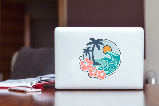 Summer Vibes Laptop Sticker 30