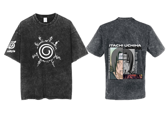 Naruto Shippuden t- shirt One Size Washed Back 30