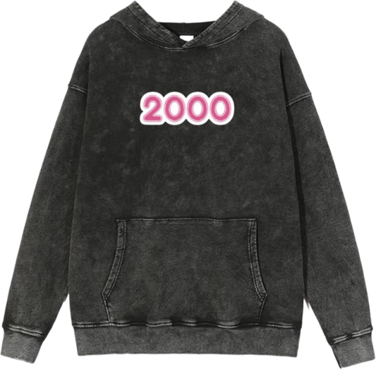 age Oversize  Hoodie Washed gray 2000