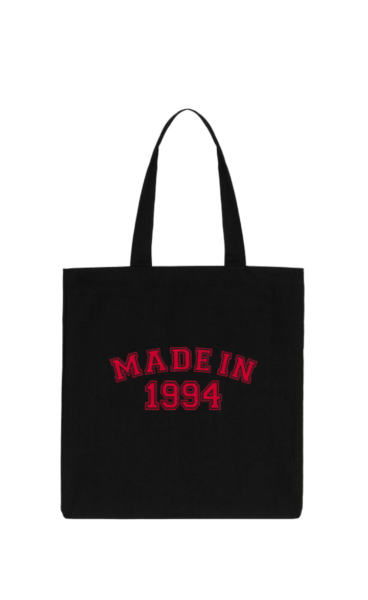 age tote bag Black 1994
