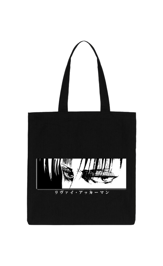 Anime Attack on titan shingeki no kyojin Aot Black tote bag 31