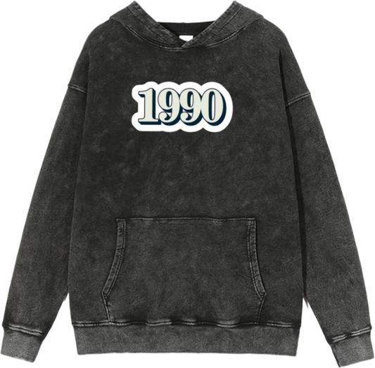 age Oversize  Hoodie Washed gray 1990