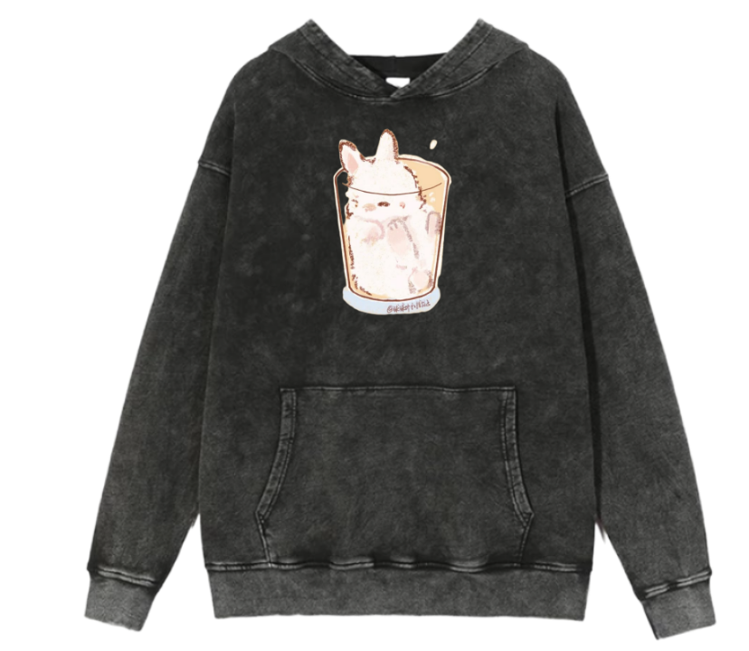 bunny Oversize Hoodie Washed 31