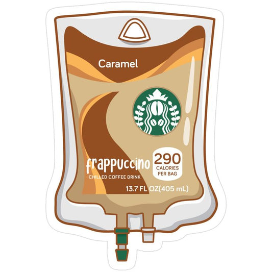 Sticker coffee Caramel Frappuccino 31