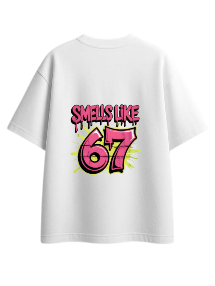 67 designs One Size t- shirt White Back 31