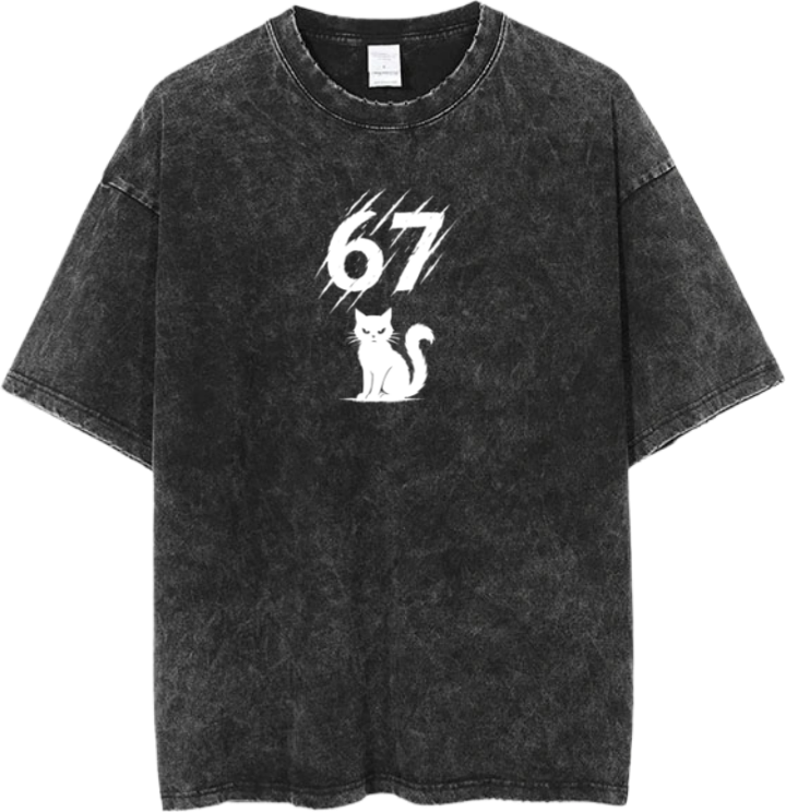 67 designs One Size t- shirt Washed 31