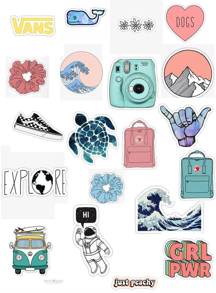 Cartoon Astronaut Sticker 202