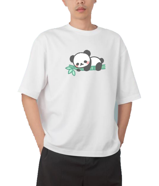 PANDA Oversize Hoodie White 31
