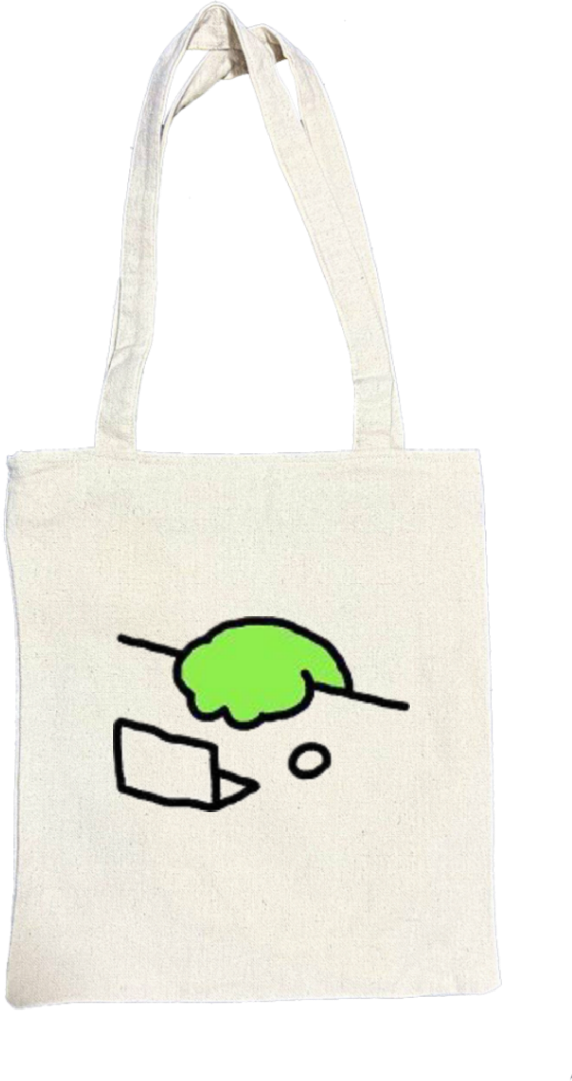 Frog tote bag beige 31
