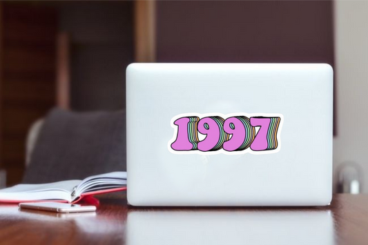 age Laptop Sticker 1997