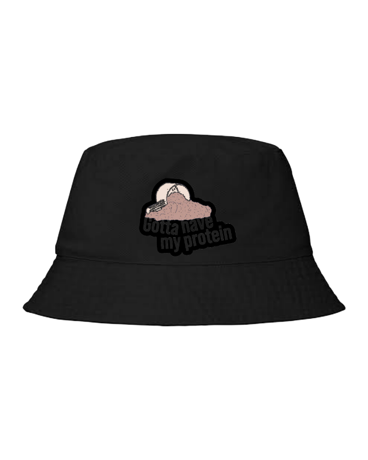 workout gym pilates Bucket hat Fishman hat cap Black 31
