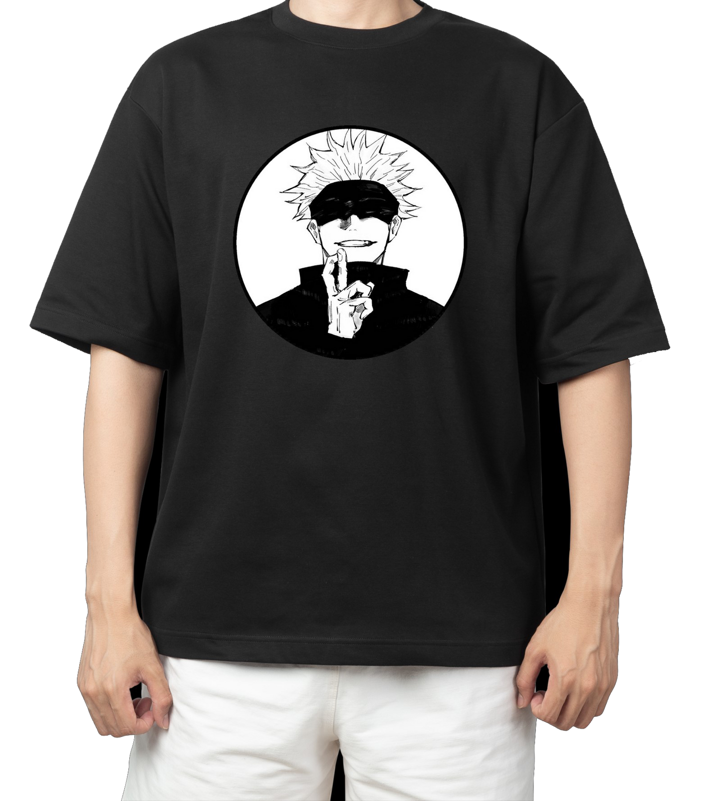 tjujutsu kaisen GOJO Oversize t- shirt Black 32