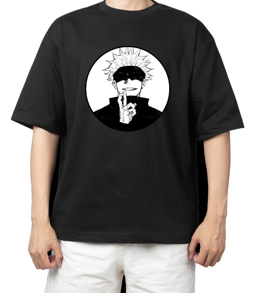 tjujutsu kaisen GOJO Oversize t- shirt Black 32