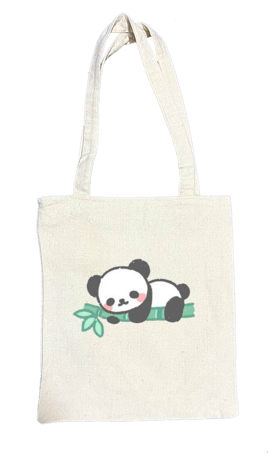 PANDA tote bag beige 31