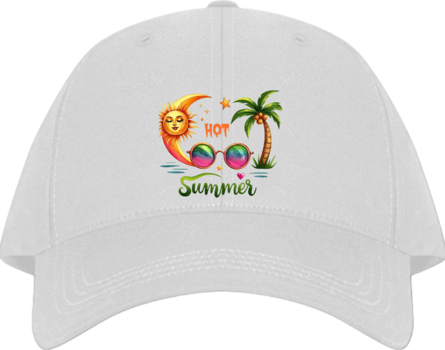 Summer Vibes Baseball cap White 27
