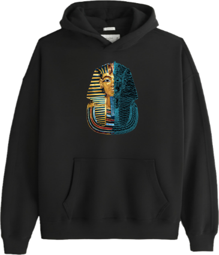 Egypt Over Size hoodie Black 31