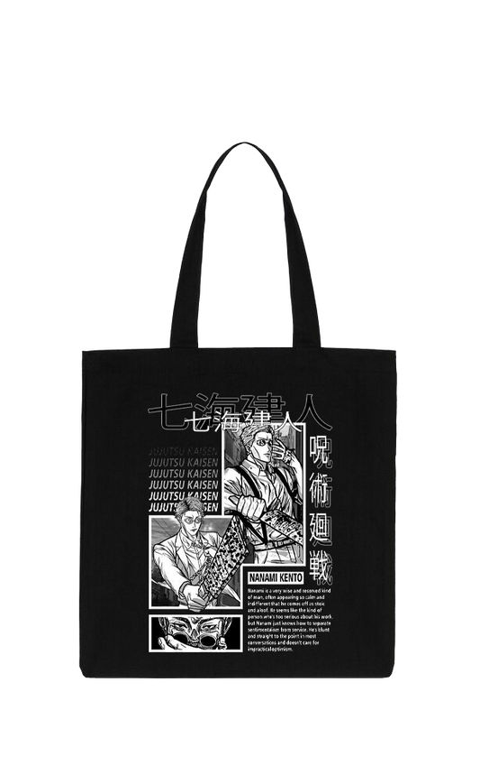jujutsu kaisen GOJO  tote bag Black 31