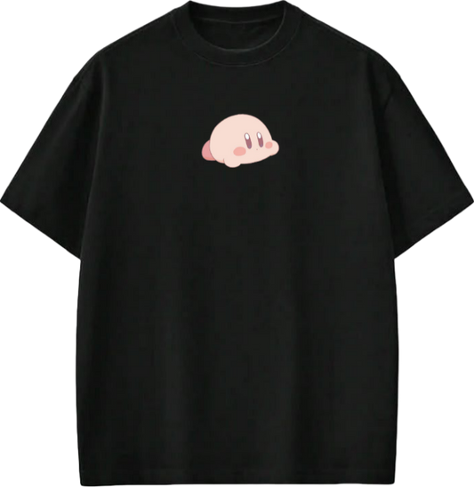 Cute Kirby Anime Graphic T-Shirt, Y2K Aesthetic Kawaii Gaming Tee, Casual Oversized Short Sleeve Top for Wome 31