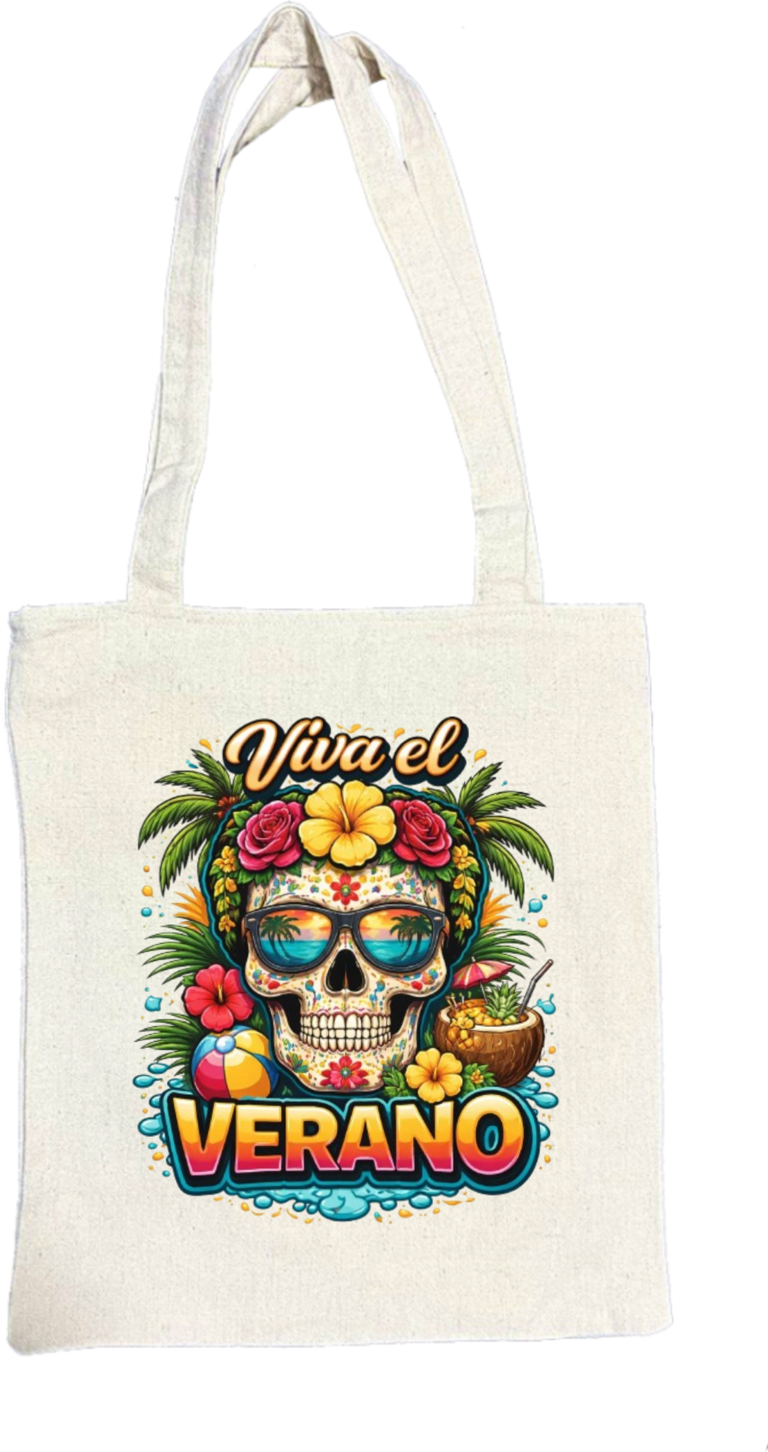 Summer Vibes tote bag Beige 32