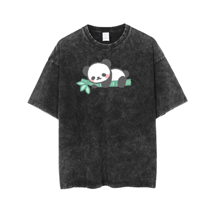 PANDA One Size t- shirt Washed 31
