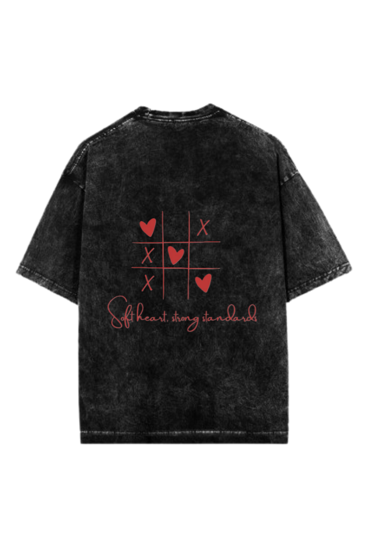 VaIentine coupIe One Size t- shirt Washed Back 31