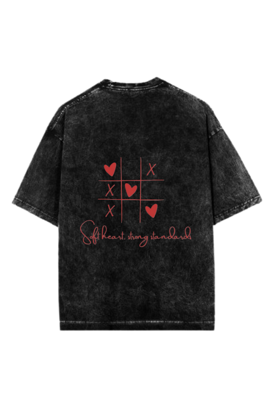 VaIentine coupIe One Size t- shirt Washed Back 31