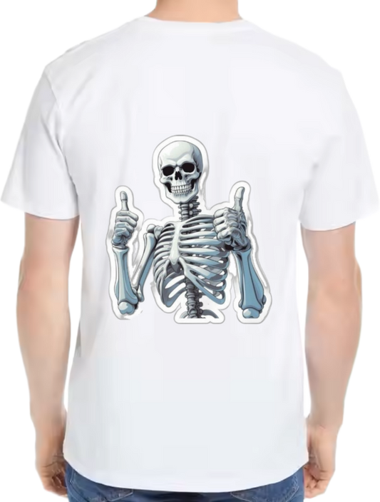 thumbs up t- shirt One Size White back 31