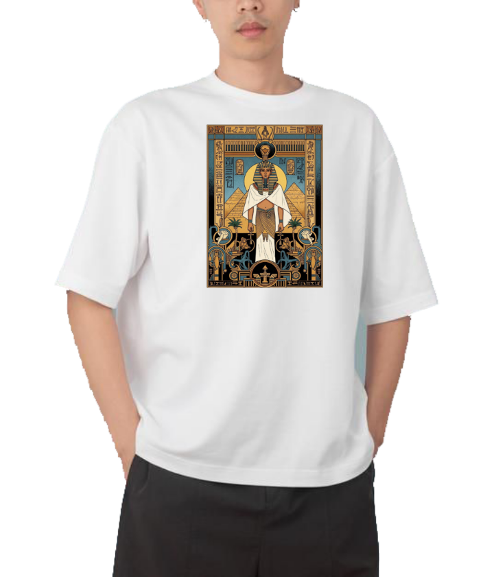 Egypt t- shirt Over Size White 31