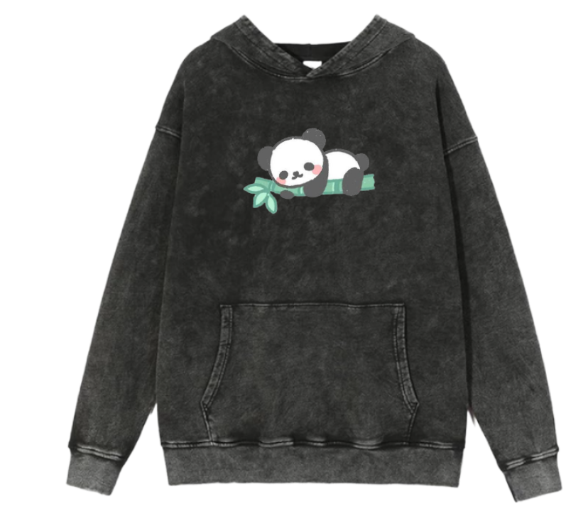 PANDA Oversize Hoodie Washed 31