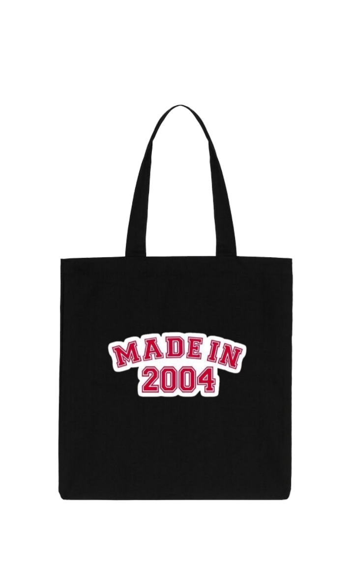 age tote bag Black 2004