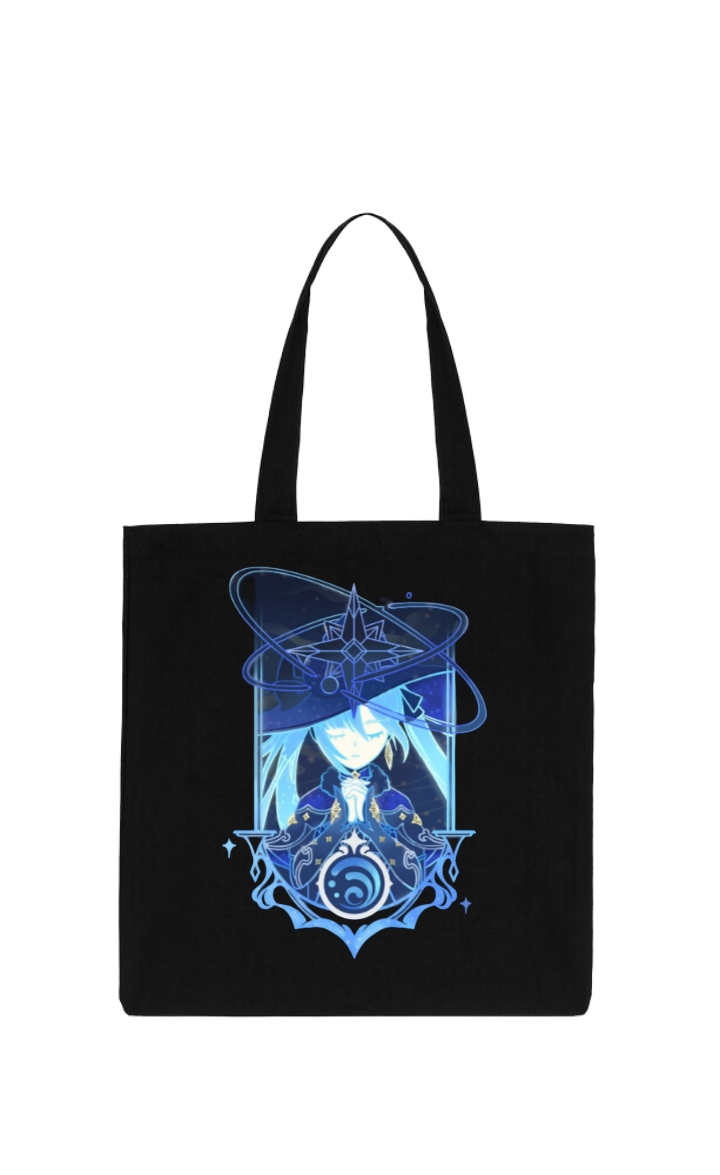 Genshin Impact  Mona Megistus tote bag Black 31