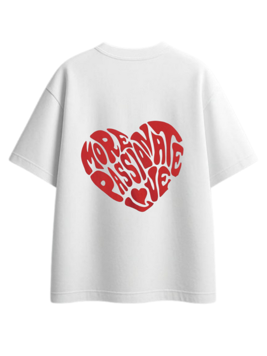 VaIentine coupIe t- shirt White Back 31