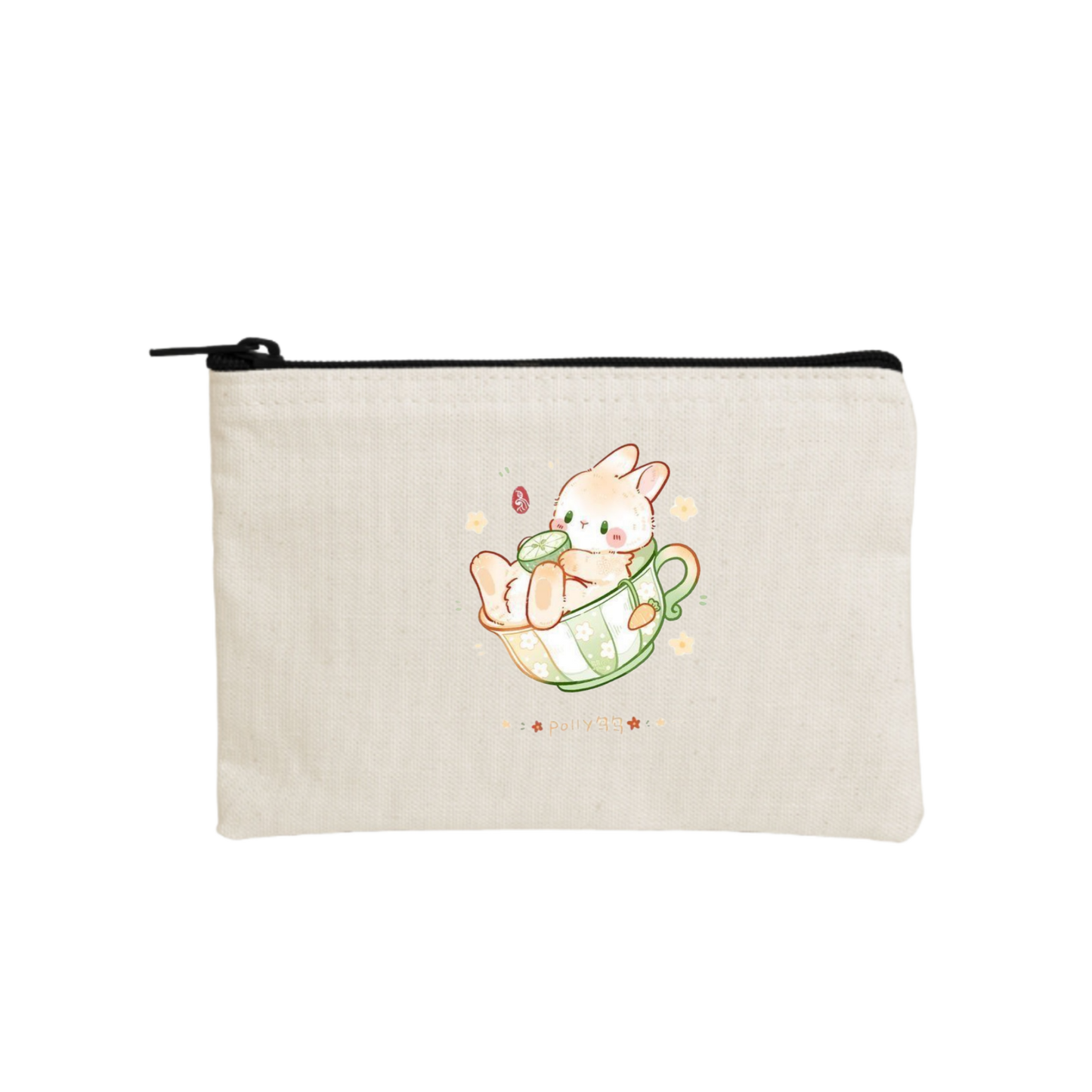bunny wallet pencil case Beige 31