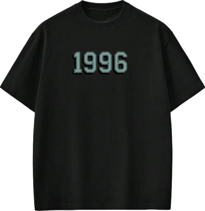 age t- shirt Black  1996