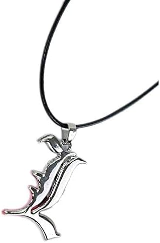 L-shaped Death Note Anime Necklace, Metal, No Gemstone, Unisex