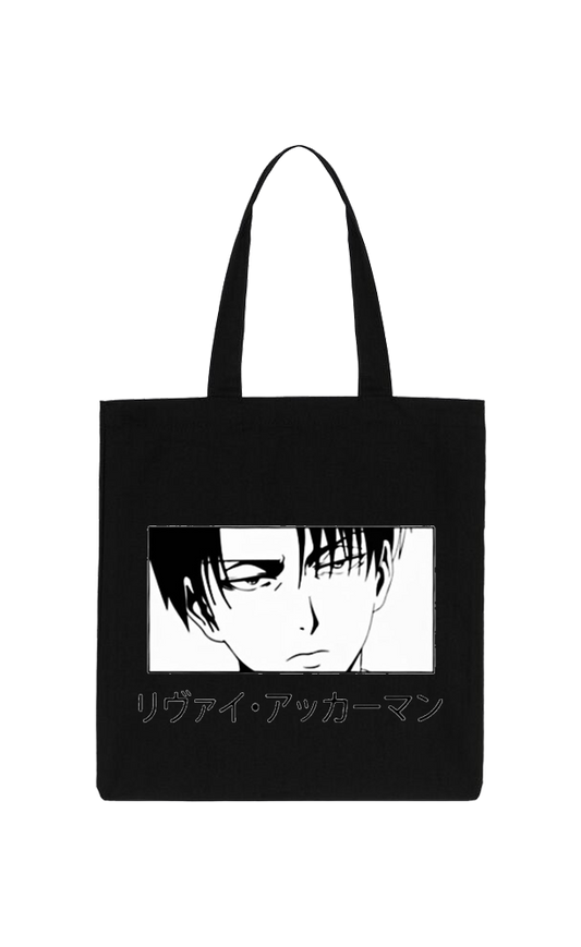 Anime Attack on titan shingeki no kyojin Aot Black tote bag 32