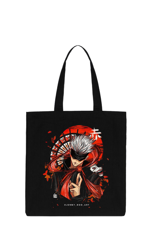 jujutsu kaisen GOJO  tote bag Black 32