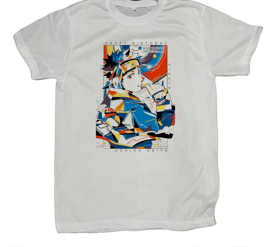 Naruto Shippuden t- shirt fat White 32