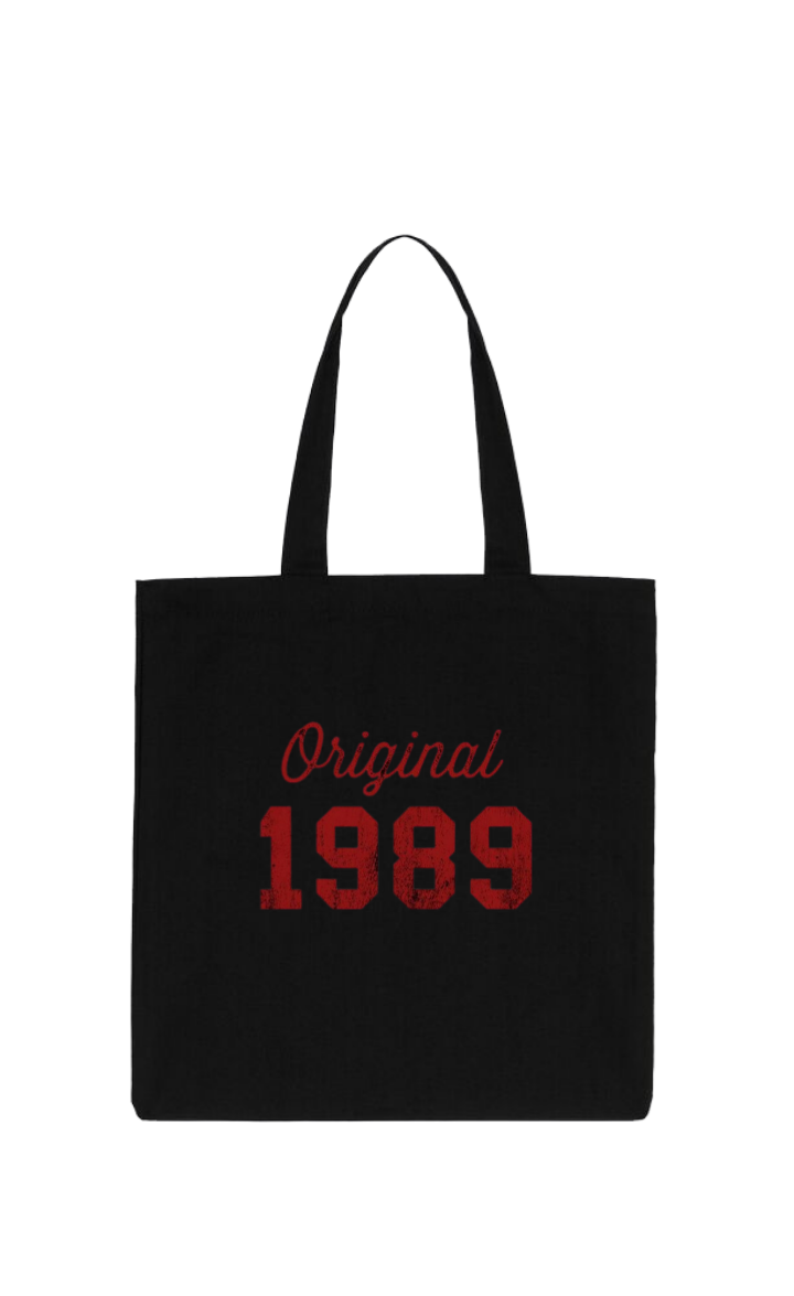 age tote bag Black 1989