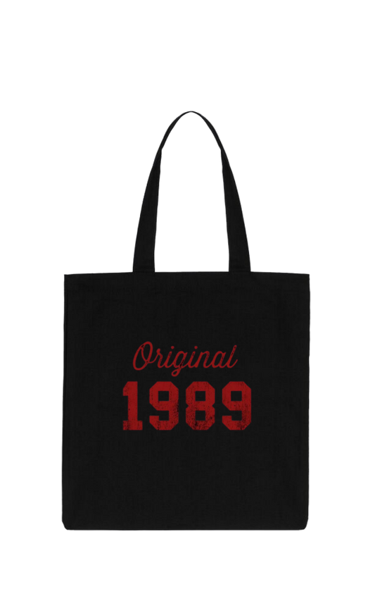 age tote bag Black 1989