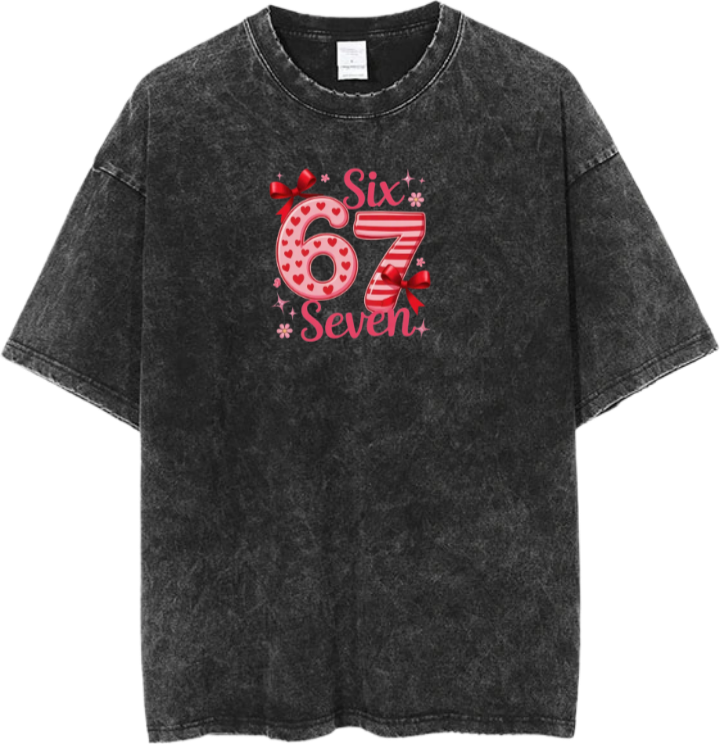 67 designs One Size t- shirt Washed 32