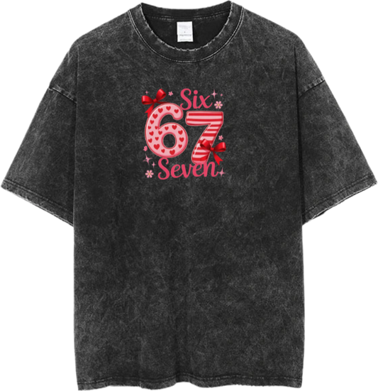 67 designs One Size t- shirt Washed 32
