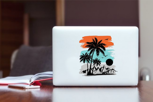 Summer Vibes Laptop Sticker 32