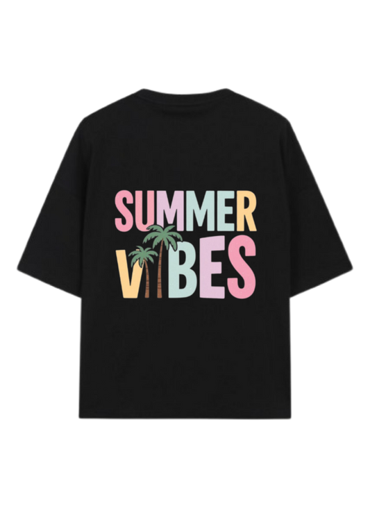 Summer Vibes t- shirt Black Back 32