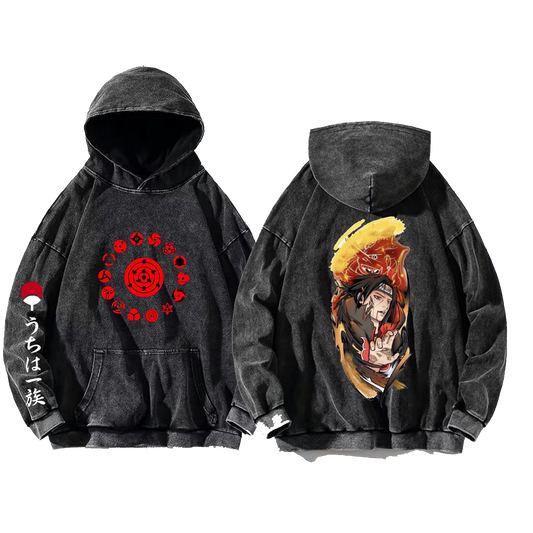 Naruto Shippuden One Size hoodie Washed Back 32