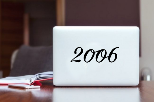 age Laptop Sticker 2006