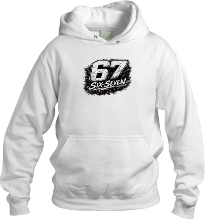 designs 67 Oversize Hoodie White 32